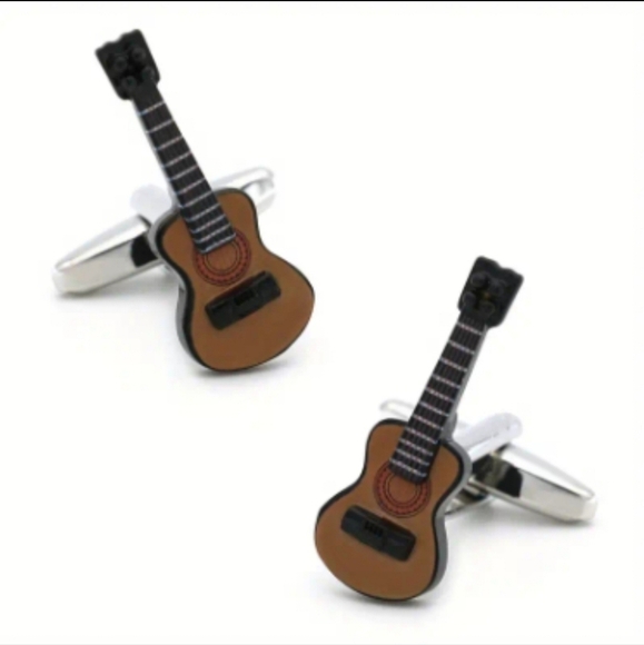 Guitar Music Cuff Links - NWT - Picture 1 of 3